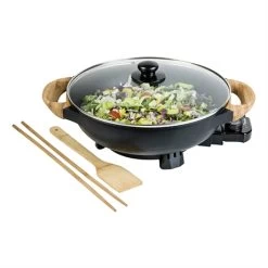 Bestron Wok électrique Avec Couvercle En Verre 1500 W -Magasin De Fournitures De Cuisine À Domicile 728059 4 1 Wok electrique avec couvercle en verre 1500 W Bestron