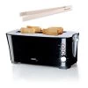 Set Grille-pain Cool Touch 2 Tranches Et Pince à Toast En Bois -Magasin De Fournitures De Cuisine À Domicile 729023 0 1 Set grille pain cool touch 2 tranches et pince a toast en bois