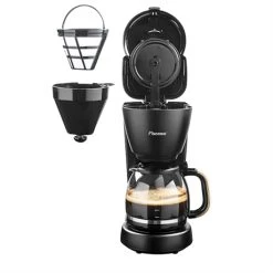 Bestron Kit Petit-déjeuner Noir Et Bois : Bouilloire, Grille-pain Et Cafetière à Filtre -Magasin De Fournitures De Cuisine À Domicile 729024 3 1 Kit petit dejeuner noir et bois bouilloire grille pain et cafetiere a filtre Bestron