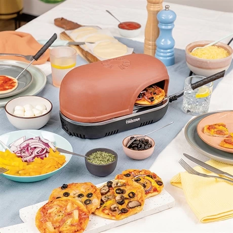 Tristar Four à Pizza électrique 2 Personnes Pizza Festa Connect 530 W Marron 6 Tristar Four à Pizza électrique 2 Personnes Pizza Festa Connect 530 W Marron – Image 4