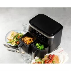Domo Déli Fryer Double Fry Zone 2 X 4L -Magasin De Fournitures De Cuisine À Domicile 740074 1 1 Deli Fryer double fry zone 2 x 4L Domo