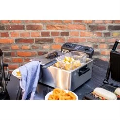 LIVOO Friteuse Double 2 X 3 L Inox DOC217 11 LIVOO Friteuse Double 2 X 3 L Inox DOC217 -Magasin De Fournitures De Cuisine À Domicile 758001 4 2 Friteuse double 2 x 3 L inox DOC217 Livoo