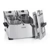 Friteuse Inox Double Cuve 7 L 4000 W KCPFR70X -Magasin De Fournitures De Cuisine À Domicile 758003 0 1 Friteuse inox double cuve 7 L 4000 W KCPFR70X Kitchen Chef Professional
