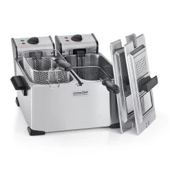 Friteuse Inox Double Cuve 7 L 4000 W KCPFR70X