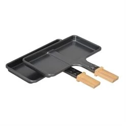 Appareil à Raclette Bamboo 8 Poêlons Et 2 Double Poêlons 1500 W KCWOOD.8.MAXI -Magasin De Fournitures De Cuisine À Domicile 760305 2 4 Appareil a raclette Bamboo 8 poelons et 2 double poelons 1500 W KCWOOD 8 MAXI Kitchen Chef Professional