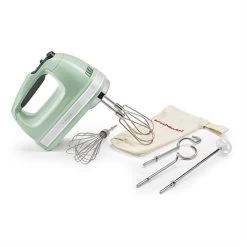 KitchenAid Batteur à Main électrique 9 Vitesses 85 W Vert Pistache 5KHM9212EPT -Magasin De Fournitures De Cuisine À Domicile 760353 2 1 Batteur a main electrique 9 vitesses 85 W vert pistache 5KHM9212EPT Kitchenaid