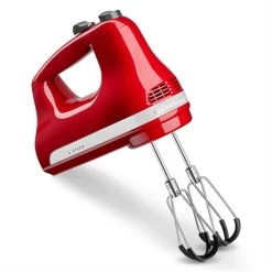 KitchenAid Batteur à Main électrique 6 Vitesses 60 W Rouge Empire 5KHM6118EER