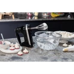 KitchenAid Batteur à Main électrique 6 Vitesses 60 W Noir Onyx 5KHM6118EOB -Magasin De Fournitures De Cuisine À Domicile 760355 2 2 Batteur a main electrique 6 vitesses 60 W noir onyx 5KHM6118EOB Kitchenaid
