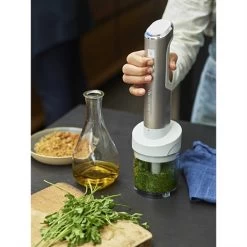 Cuisinart Mixeur Plongeant Argenté Sans Fil 3 En 1 RHB100E -Magasin De Fournitures De Cuisine À Domicile 761053 3 2 Mixeur plongeant argente sans fil 3 en 1 RHB100E Cuisinart