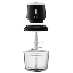 Hachoir électrique Sans Fil Rechargeable 2 Vitesses Bol Verre 200 W -Magasin De Fournitures De Cuisine À Domicile 761118 1 1 Hachoir electrique sans fil rechargeable 2 vitesses bol verre 200 W Simeo