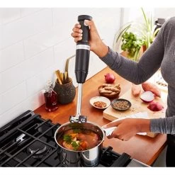 KitchenAid Mixeur Plongeant Sans Fil Noir 5KHBBV53EBM -Magasin De Fournitures De Cuisine À Domicile 761121 3 1 Mixeur plongeant sans fil noir 5KHBBV53EBM Kitchenaid