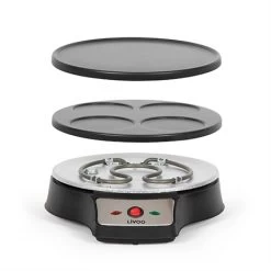 LIVOO Crêpière 2 En 1 - Crêpes Et Pancakes 1000 W DOC143 -Magasin De Fournitures De Cuisine À Domicile 780059 4 3 Crepiere 2 en 1 Crepes et Pancakes 1000 W DOC143 Livoo