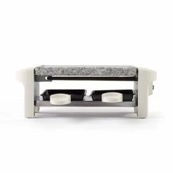 LIVOO Appareil à Raclette 2 Personnes Blanc 350 W DOC156W