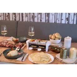 LIVOO Appareil à Raclette 2 Personnes Blanc 350 W DOC156W -Magasin De Fournitures De Cuisine À Domicile 780096 4 3 Appareil a raclette 2 personnes blanc 350 W DOC156W Livoo