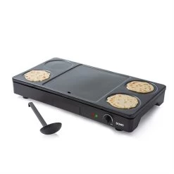 Domo Gourmet-Set Wok Grill Et Crêpes 1000 W DO8712W -Magasin De Fournitures De Cuisine À Domicile 780185 2 3 Gourmet Set wok grill et crepes 1000 W DO8712W Domo