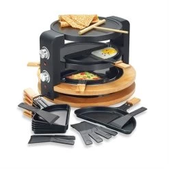 Raclette Ronde Multifonction 10 Poêlons 1500 W -Magasin De Fournitures De Cuisine À Domicile 780193 3 1 Raclette ronde multifonction 10 poelons 1500 W Kitchen Chef Professional