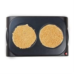 Domo Crêpière Double Pour 2 Crêpes De 18 Cm 1000 W DO8715P -Magasin De Fournitures De Cuisine À Domicile 780209 3 4 Crepiere double pour 2 crepes de 18 cm 1000 W DO8715P Domo