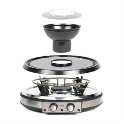 LIVOO Appareil à Raclette Grill Et Fondue 8 Personnes 1900 W DOC265 -Magasin De Fournitures De Cuisine À Domicile 780247 2 2 Appareil a raclette grill et fondue 8 personnes 1900 W DOC265 Livoo