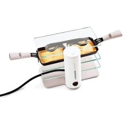 Raclette 2 Personnes Transparence MINERAL -Magasin De Fournitures De Cuisine À Domicile 780282 2 1 Raclette 2 personnes Transparence MINERAL Lagrange