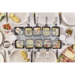 Raclette 10 Personnes Transparence MINERAL -Magasin De Fournitures De Cuisine À Domicile 780285 1 2 Raclette 10 personnes Transparence MINERAL Lagrange