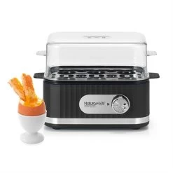 Cuiseur à œufs électrique 6 œufs 400 W Noir -Magasin De Fournitures De Cuisine À Domicile 780300 2 1 Cuiseur a ufs electrique 6 ufs 400 W noir Naturamix