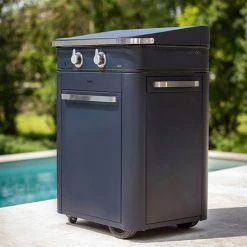 Plancha à Gaz Combo Enosign 65 Bleu Navy 2 Feux -Magasin De Fournitures De Cuisine À Domicile 781013 2 4 Plancha a gaz Combo enosign 65 bleu navy 2 feux ENO