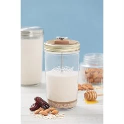 Kit De Fabrication De Lait Végétal 2 X 0,5 L Kilner -Magasin De Fournitures De Cuisine À Domicile 845019 3 1 Kit de fabrication de lait vegetal 2 x 0 5 L Kilner Kilner
